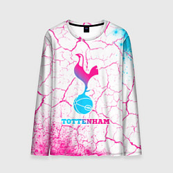 Лонгслив мужской Tottenham neon gradient style, цвет: 3D-принт
