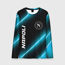 Лонгслив мужской Napoli неоновые лампы, цвет: 3D-принт