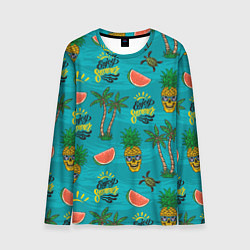 Мужской лонгслив Enjoy summer pattern - pineapple