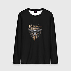 Лонгслив мужской Baldurs gate logo, цвет: 3D-принт
