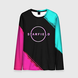Мужской лонгслив Starfield neon