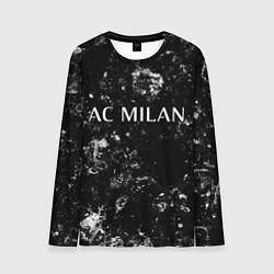 Лонгслив мужской AC Milan black ice, цвет: 3D-принт