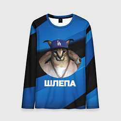 Мужской лонгслив Шлепа в бейсболке