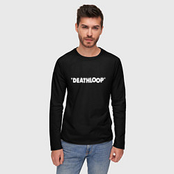 Лонгслив мужской Deathloop logo, цвет: 3D-принт — фото 2