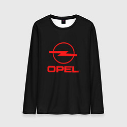 Лонгслив мужской Opel red logo auto, цвет: 3D-принт