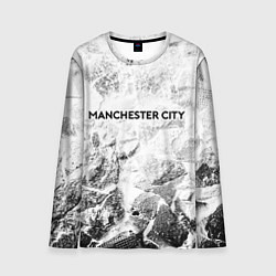 Лонгслив мужской Manchester City white graphite, цвет: 3D-принт