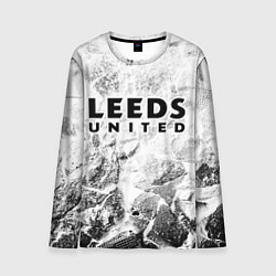 Лонгслив мужской Leeds United white graphite, цвет: 3D-принт