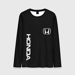 Мужской лонгслив Honda white logo auto