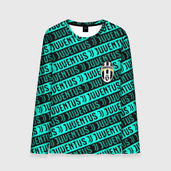 Мужской лонгслив Juventus pattern logo steel