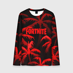 Лонгслив мужской Fortnite tropic red, цвет: 3D-принт