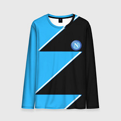 Мужской лонгслив Napoli fc geometry blue