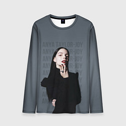 Мужской лонгслив Actress - Anya Taylor Joy