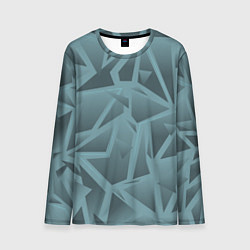 Лонгслив мужской Абстракция разбитое стекло, цвет: 3D-принт