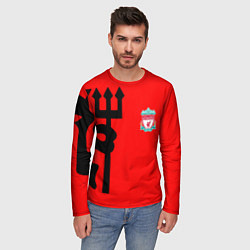 Лонгслив мужской Liverpool fc sport steel, цвет: 3D-принт — фото 2