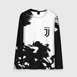 Мужской лонгслив Juventus smoke black fire