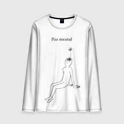 Мужской лонгслив Ментальный образ учителя