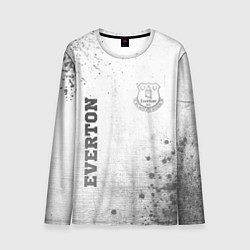 Мужской лонгслив Everton - white gradient вертикально