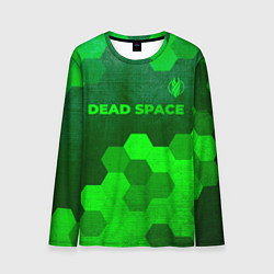 Лонгслив мужской Dead Space - green gradient посередине, цвет: 3D-принт