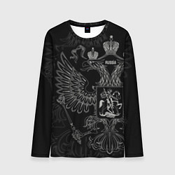 Лонгслив мужской Герб России - символ нашей Родины, цвет: 3D-принт