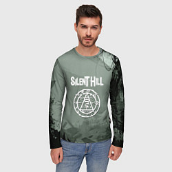 Лонгслив мужской Silent hill тёмная материя, цвет: 3D-принт — фото 2