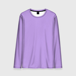 Лонгслив мужской Эмоция страха - сиреневый, цвет: 3D-принт