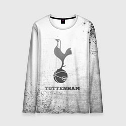 Лонгслив мужской Tottenham - white gradient, цвет: 3D-принт