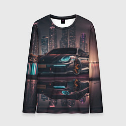 Мужской лонгслив Porshe night city