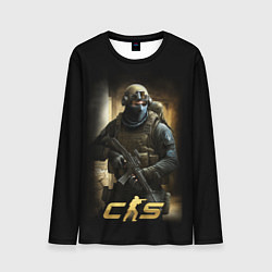 Мужской лонгслив CS спецназовец