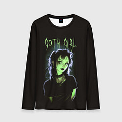 Мужской лонгслив Goth girl - Beetlejuice