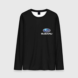 Лонгслив мужской Subaru logo auto, цвет: 3D-принт