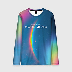 Мужской лонгслив Moon music Coldplay