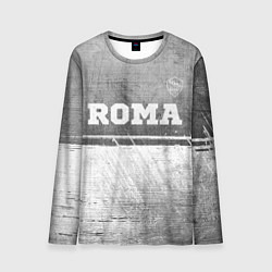 Лонгслив мужской Roma - grey gradient посередине, цвет: 3D-принт