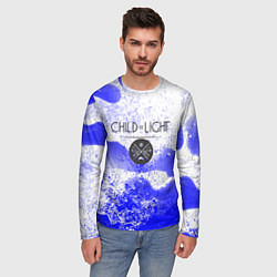 Лонгслив мужской Child of Light брызги красок, цвет: 3D-принт — фото 2