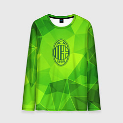 Лонгслив мужской AC Milan green poly, цвет: 3D-принт