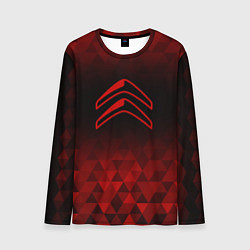 Лонгслив мужской Citroen red poly, цвет: 3D-принт