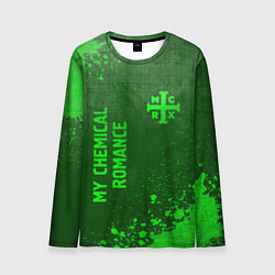 Лонгслив мужской My Chemical Romance - green gradient вертикально, цвет: 3D-принт