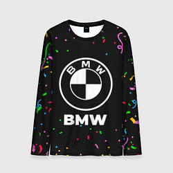 Лонгслив мужской BMW конфети, цвет: 3D-принт