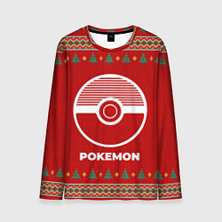 Лонгслив мужской Pokemon new year, цвет: 3D-принт