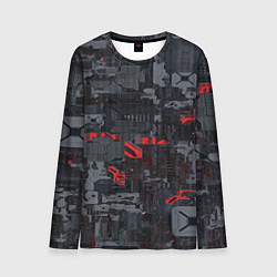 Мужской лонгслив Микроплата