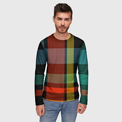 Лонгслив мужской Вечер у камина, цвет: 3D-принт — фото 2