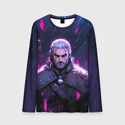 Мужской лонгслив Geralt - neon rain