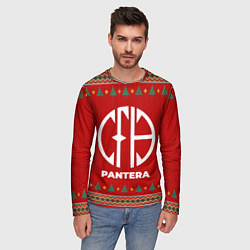 Лонгслив мужской Pantera new year, цвет: 3D-принт — фото 2