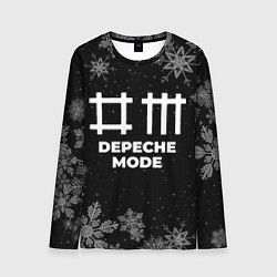 Лонгслив мужской Снежный Depeche Mode, цвет: 3D-принт