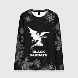 Лонгслив мужской Снежный Black Sabbath, цвет: 3D-принт