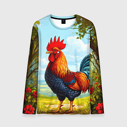 Мужской лонгслив Петушок
