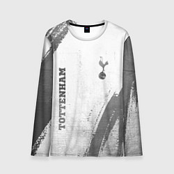 Лонгслив мужской Tottenham - white gradient вертикально, цвет: 3D-принт