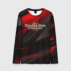 Мужской лонгслив Kingdom Come Deliverance 2 red black