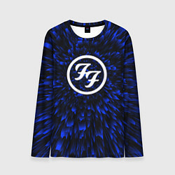 Лонгслив мужской Foo Fighters blue energy, цвет: 3D-принт