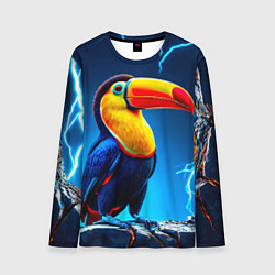 Мужской лонгслив Тукан и молния