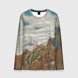 Мужской лонгслив Храм на горе